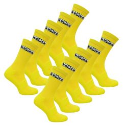 Skarpety sportowe Keeza 10 par. Żółte skarpety KEEZA, bez wzorów. Za 138.00 zł.