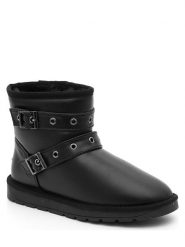 ISLAND BOOT Botki zimowe "Eternity" w kolorze czarnym rozmiar: 40. Czarne botki Island Boot, na zimę, bez wzorów, z materiału, bez obcasa, bez zapięcia. Za 119.12 zł.