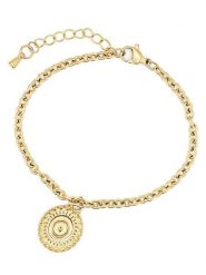 MOODE Bransoletka z zawieszką rozmiar: onesize. Żółte bransoletki MOODE, ze stali. Za 43.99 zł.