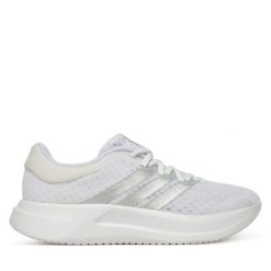 Buty do biegania adidas. Białe obuwie sportowe Adidas, bez zapięcia, do biegania. Za 219.99 zł.
