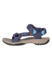 Teva Sandały trekkingowe "Terra Fi Lite" w kolorze granatowym rozmiar: 38. Niebieskie sandały Teva, bez wzorów, z otwartym noskiem, bez obcasa, na płaskiej podeszwie, bez zapięcia. Za 233.33 zł.