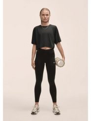 Legginsy Casall Essential Tights S. Czarne legginsy Casall, s, bez wzorów, z elastanu, z podwyższonym stanem, długie. Za 269.00 zł.