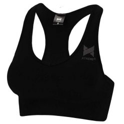 Top sportowy damski. Czarne bielizna sportowa XTREME, xl, bez wzorów, z elastanu. Za 139.04 zł.