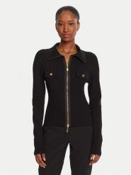 LOLA CASADEMUNT Kardigan LF2511007 Czarny Slim Fit. Czarne kardigany LOLA CASADEMUNT, l, bez wzorów, z syntetyku. Za 559.99 zł.