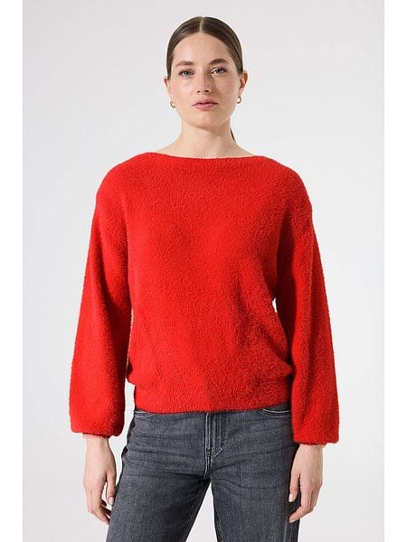 Garcia Sweter w kolorze czerwonym rozmiar: S. Czerwone swetry Garcia, s, bez wzorów, bez ramiączek. Za 98.42 zł.