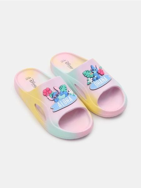 Klapki Lilo & Stitch - wielobarwny. Klapki Sinsay, bez wzorów, bez obcasa. Za 39.99 zł.