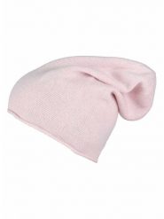 Zwillingsherz Kaszmirowa czapka beanie w kolorze jasnoróżowym rozmiar: onesize. Różowe czapki Zwillingsherz, bez wzorów, z kaszmiru. Za 118.84 zł.