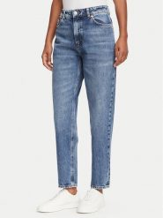HUGO Jeansy Garlene 50563517 Granatowy Mom Fit. Niebieskie jeansy Hugo, bez wzorów. Za 574.99 zł.
