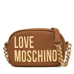 Torebka LOVE MOSCHINO. Brązowe listonoszki Love Moschino, bez wzorów, bez dodatków. Za 419.99 zł.