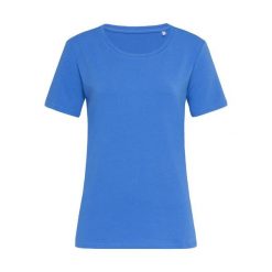 Koszulka Damska Claire Crew Neck Relaxed Fit T-shirt. Niebieskie t-shirty STEDMAN, xs, bez wzorów, bez kołnierzyka, bez ramiączek. Za 71.99 zł.