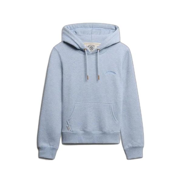 Bluza damska z kapturem Superdry Essential Logo Emb Hb. Szare bluzy Superdry, s, bez wzorów, z bawełny, z kapturem. Za 266.10 zł.