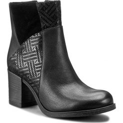 Botki ANN MEX - 7386 01TOP+01PL+01D Mix. Czarne botki Ann Mex, bez wzorów, ze skóry ekologicznej, bez obcasa, bez zapięcia. W wyprzedaży za 259.00 zł.