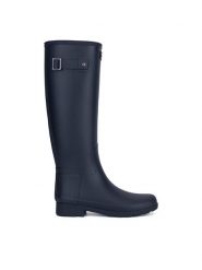 Hunter Kalosze WFT1071RMA Granatowy. Niebieskie kalosze Hunter, bez wzorów, z kauczuku. Za 419.99 zł.