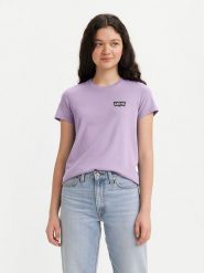 Levi's Koszulka w kolorze fioletowym rozmiar: M. Różowe bluzki Levi's®, m, bez wzorów, z bawełny, bez kołnierzyka, bez ramiączek. Za 66.45 zł.