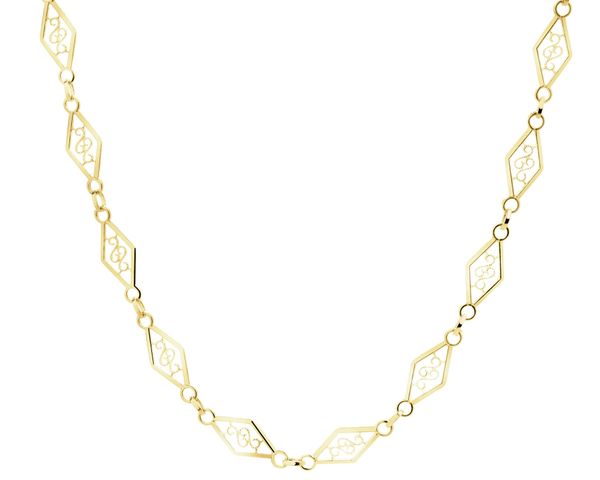 Złoty naszyjnik. Żółte naszyjniki Apart, złote. Za 4,189.00 zł.