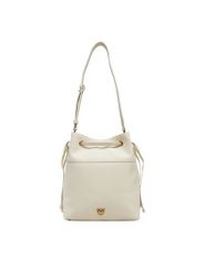 PINKO Torba SECCHIELLO CLASSIC 104305 A29Q Z14Q Biały. Białe torebki klasyczne Pinko, bez wzorów, ze skóry, bez dodatków. Za 969.99 zł.