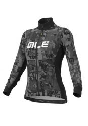 Bluza rowerowa damska Alé Cycling Solid Break. Czarne bluzy ALÉ CYCLING, na jesień, l, bez wzorów, z elastanu, bez kaptura. Za 327.95 zł.