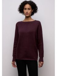 Street One Sweter w kolorze fioletowym rozmiar: 36. Różowe swetry Street One, bez wzorów, z bawełny, bez ramiączek. Za 126.15 zł.