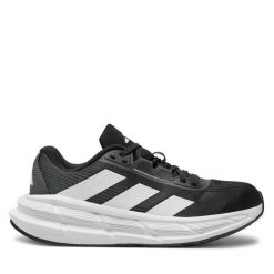 Buty do biegania adidas. Czarne obuwie sportowe Adidas, bez zapięcia, do biegania. Za 299.99 zł.