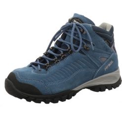 Buty turystyczne damskie Meindl Salo Lady Mid z membraną Gore -Tex. Niebieskie trekkingi Meindl, z gore-texu, outdoorowe. Za 1,199.90 zł.