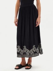 JDY Spódnica maxi Risso 15354225 Czarny Regular Fit. Czarne spódnice JDY, s, bez wzorów, z wiskozy, maxi. Za 129.99 zł.
