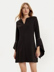 Rinascimento Sukienka koktajlowa CFC0121164003 Czarny Regular Fit. Czarne sukienki Rinascimento, xs, bez wzorów, z syntetyku, wizytowe, bez kołnierzyka, bez ramiączek. Za 269.99 zł.