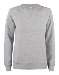 Clique Premium OC Roundneck Women – Damska bluza z bawełny organicznej – grey. Szare bluzy sportowe CLIQUE, s, bez wzorów, z bawełny, bez kaptura. Za 233.98 zł.