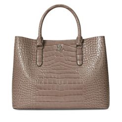 Torebka LAUREN RALPH LAUREN. Brązowe shopper Lauren Ralph Lauren, bez wzorów, bez dodatków. Za 2,199.00 zł.