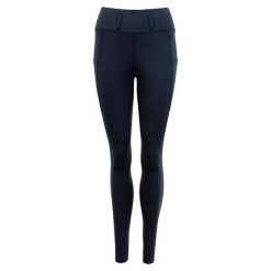 Legginsy jeździeckie BR Equitation Essentials. Fioletowe legginsy BR, s, bez wzorów, z elastanu, z podwyższonym stanem, długie. Za 338.00 zł.