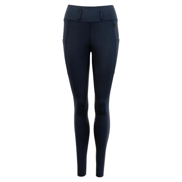 Legginsy jeździeckie BR Equitation Essentials. Czarne legginsy BR, s, bez wzorów, z elastanu, z podwyższonym stanem, długie. Za 343.00 zł.