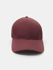 Bawełniana czapka baseballowa - brązowy. Brązowe czapki Sinsay, bez wzorów, z bawełny. Za 9.99 zł.