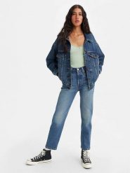 Levi's Dżinsy "501" - Regular fit - w kolorze niebieskim rozmiar: W26/L30. Niebieskie jeansy Levi's®, l, z aplikacjami, z podwyższonym stanem. Za 180.06 zł.