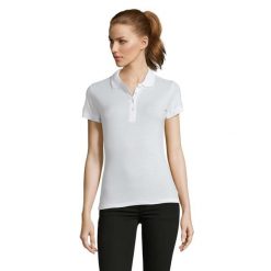 Damska Koszulka Polo Passion. Białe koszulki polo SOL'S, l, bez wzorów, bez kołnierzyka, bez ramiączek. Za 61.99 zł.
