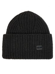 Tommy Hilfiger Czapka Elevated Heritage AW0AW17905 Czarny. Czarne czapki TOMMY HILFIGER, bez wzorów, z materiału. Za 199.99 zł.