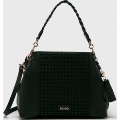 Liu Jo - Torebka. Czarne torby na ramię Liu Jo, bez wzorów, z materiału, casualowe, na ramię, bez dodatków. W wyprzedaży za 479.90 zł.