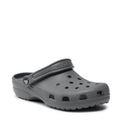 Klapki Crocs. Szare klapki Crocs, bez wzorów, bez obcasa. Za 169.99 zł.