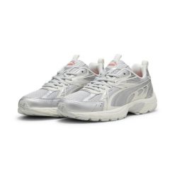 Buty Sportowe unisex Puma Milenio Tech. Szare obuwie sportowe Puma, z materiału, bez zapięcia, do biegania. Za 285.00 zł.