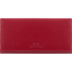 Portmonetka. Czerwone portfele Wittchen, bez wzorów, ze skóry. W wyprzedaży za 159.90 zł.