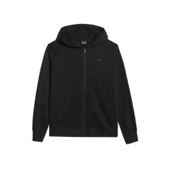 Damska bluza z kapturem zapinana na zamek 4F F1763. Czarne bluzy sportowe 4f, s, bez wzorów, z bawełny, z kapturem. Za 133.00 zł.