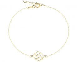 Złota bransoletka. Żółte bransoletki Apart, złote. Za 419.00 zł.