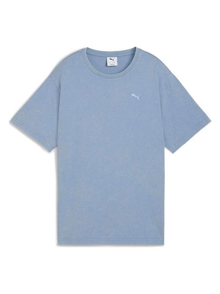 Puma Koszulka w kolorze błękitnym rozmiar: L. Niebieskie bluzki Puma, l, bez wzorów, bez kołnierzyka, bez ramiączek. Za 78.47 zł.