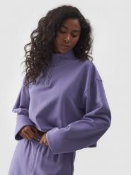 4F Bluza w kolorze fioletowym rozmiar: L. Różowe bluzy 4f, l, bez wzorów, bez kaptura. Za 79.21 zł.