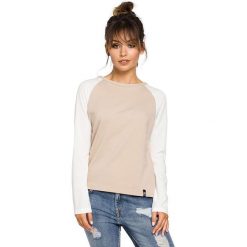 Be Wear Koszulka w kolorze beżowo-białym rozmiar: M. Brązowe bluzki Be Wear, m, bez wzorów, bez kołnierzyka, bez ramiączek. Za 97.28 zł.