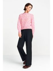 Rich & Royal Sweter w kolorze jasnoróżowym rozmiar: L. Różowe swetry Rich & Royal, l, bez wzorów, z wełny, bez ramiączek. Za 195.99 zł.