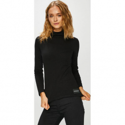 Calvin Klein Jeans - Bluzka. Czarne bluzki Calvin Klein Jeans, m, z bawełny. Za 229.90 zł.