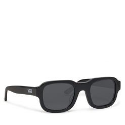 Okulary przeciwsłoneczne Vans. Czarne okulary przeciwsłoneczne Vans, bez wzorów. Za 199.99 zł.