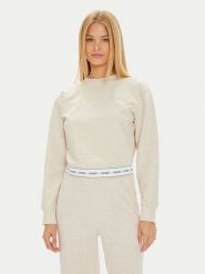 Guess Bluza O3YQ01 KBS91 Écru Regular Fit. Bluzy Guess, m, z aplikacjami, z bawełny, bez kaptura. Za 119.99 zł.