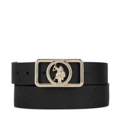 Pasek Damski U.S. Polo Assn. Czarne paski U.S. Polo Assn., bez wzorów. Za 149.99 zł.