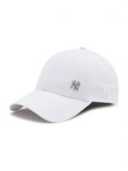 New Era Czapka z daszkiem Mlb Flawess Logo B 11209938 Biały. Białe czapki New Era, bez wzorów, z materiału. Za 79.99 zł.
