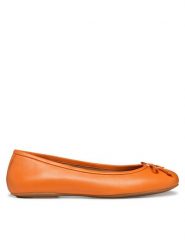 Geox Baleriny D Palmaria D25MUB 000TU C2008 Pomarańczowy. Brązowe baleriny Geox, bez wzorów, ze skóry, bez obcasa. Za 259.99 zł.